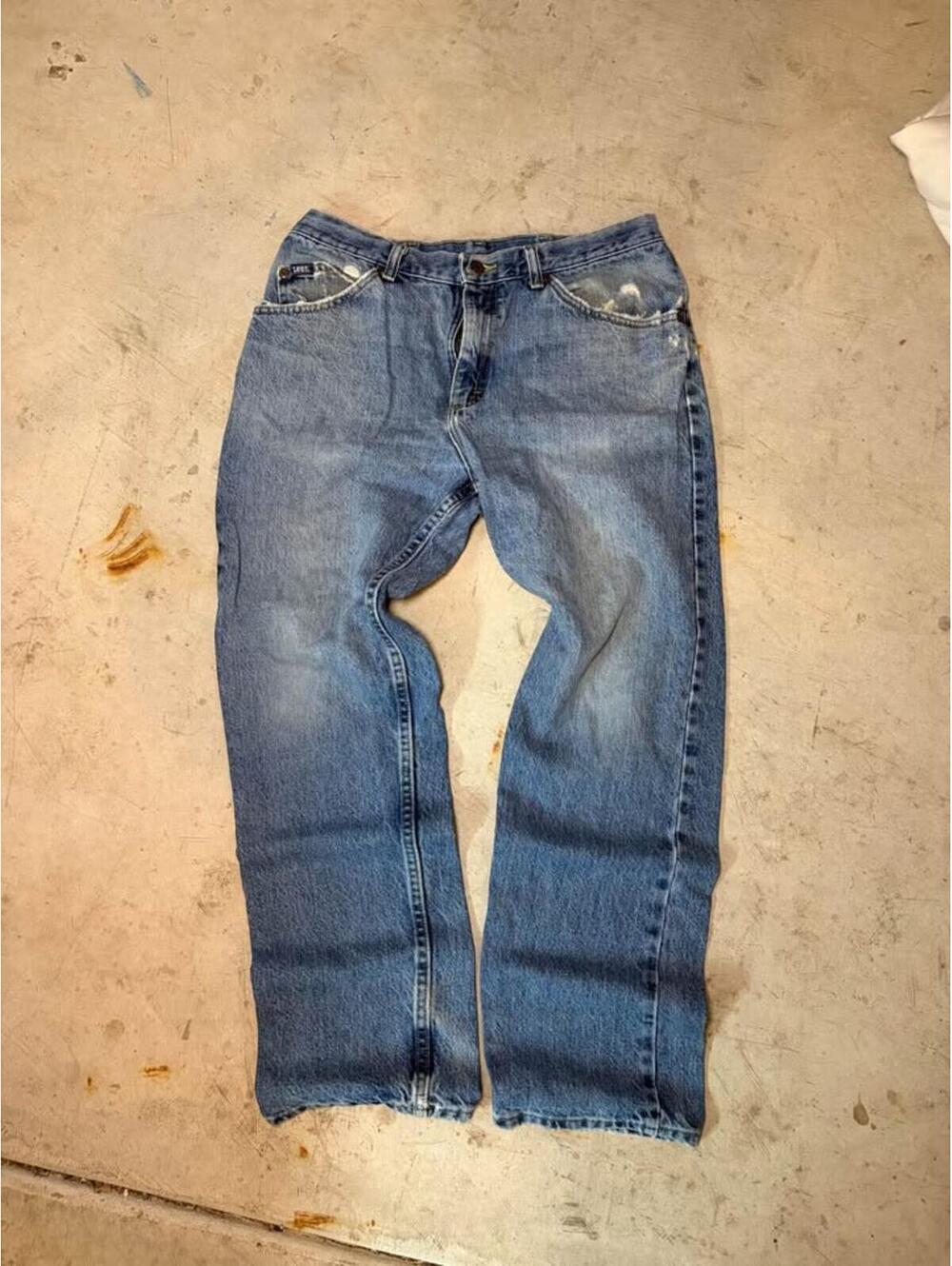 Vintage Men’s Lee blue denim jeans Size 34"x30”